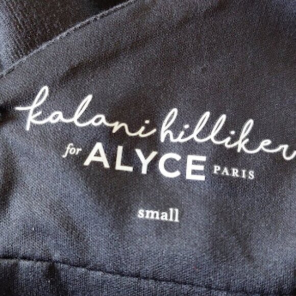 Black Fit and Flare Asymmetrical Halter Dress Size Small NEW NWT - Picture 6 of 8